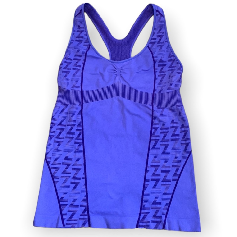 Zella Seamless Z Gradient Purple Tank Top Size Medium M